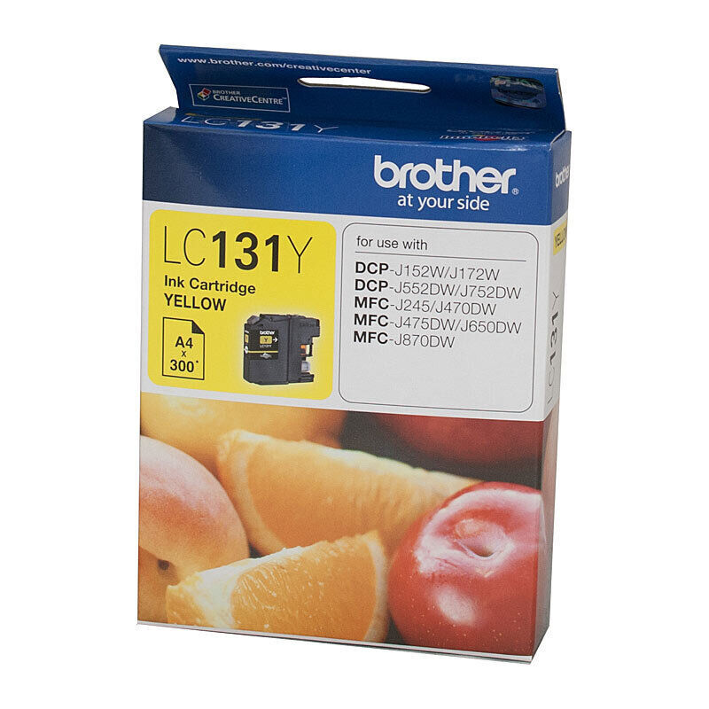 Brother LC131 Yellow Ink Cart — Auckland