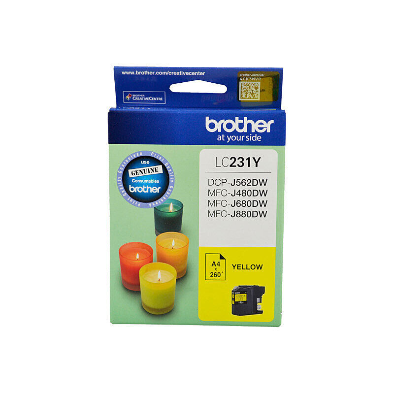 Brother LC231 Yellow Ink Cart — Auckland