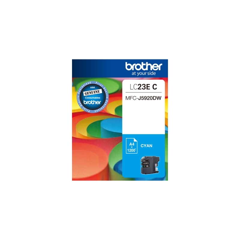 Brother LC23E Cyan Ink Cart — Auckland