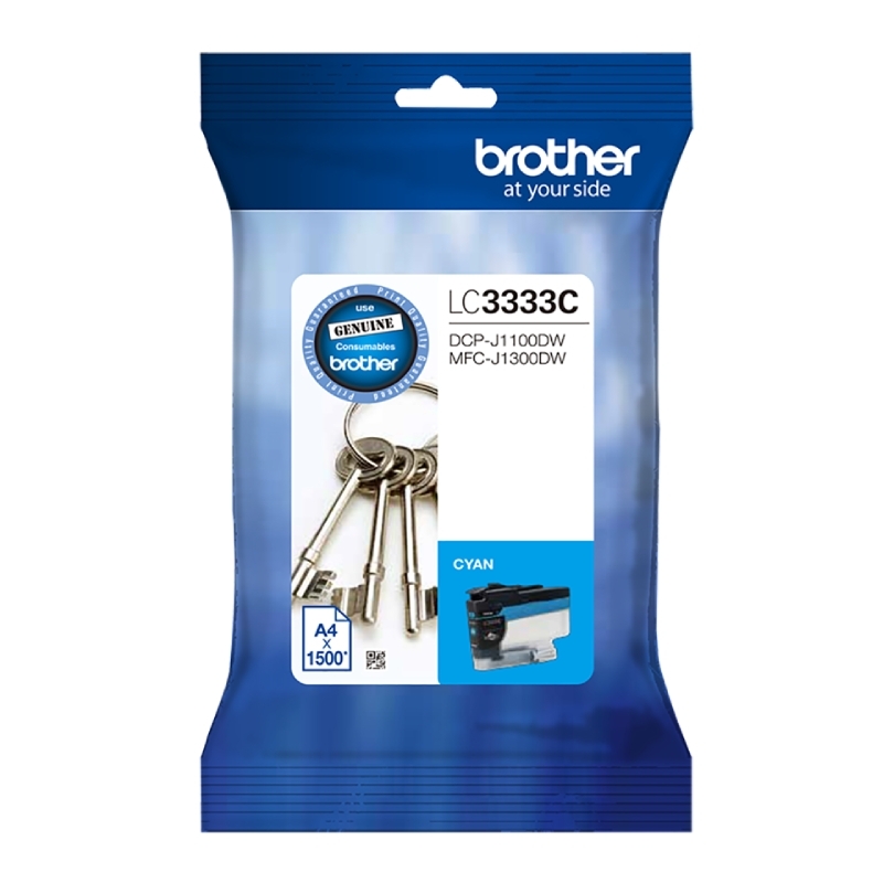 Brother LC3333C Cyan Ink — Auckland
