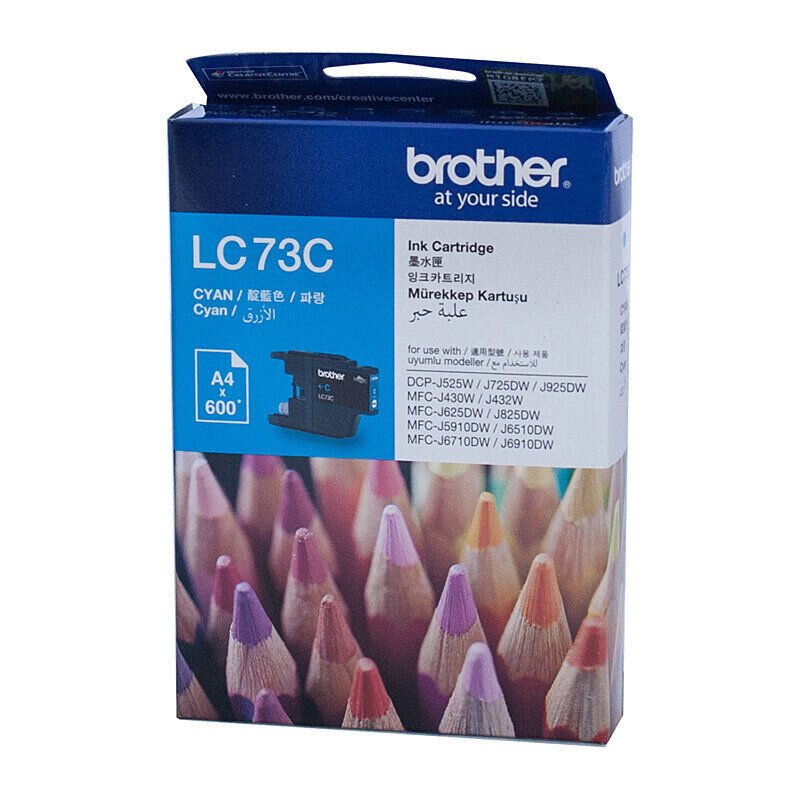Brother LC73 Cyan Ink Cart — Auckland