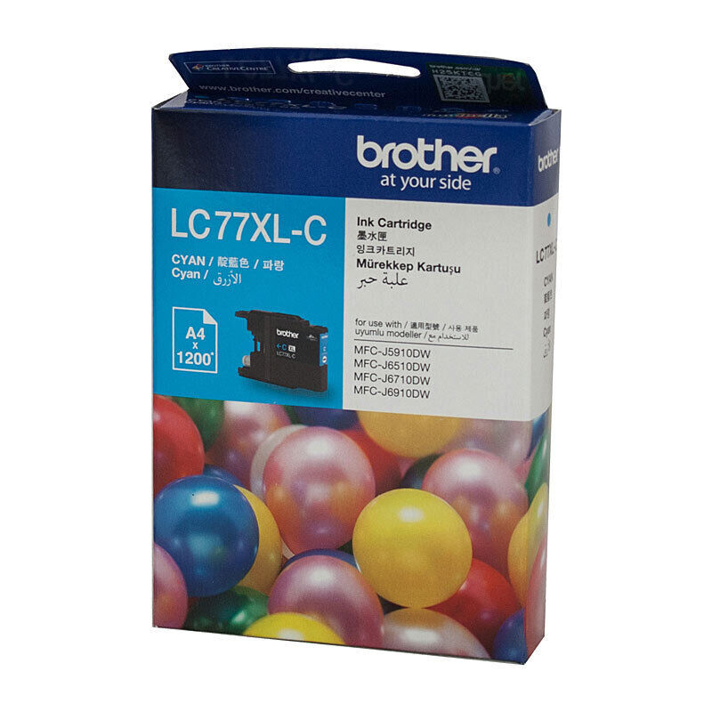 Brother LC77XL Cyan Ink Cart — Auckland