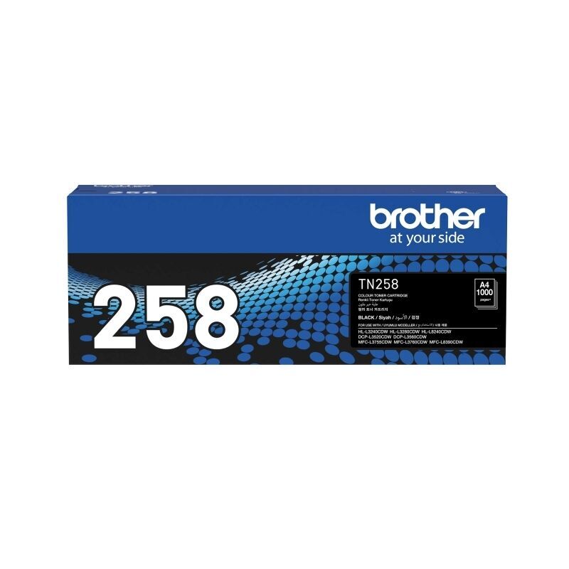 Brother TN258 Bk Toner Cart — Auckland