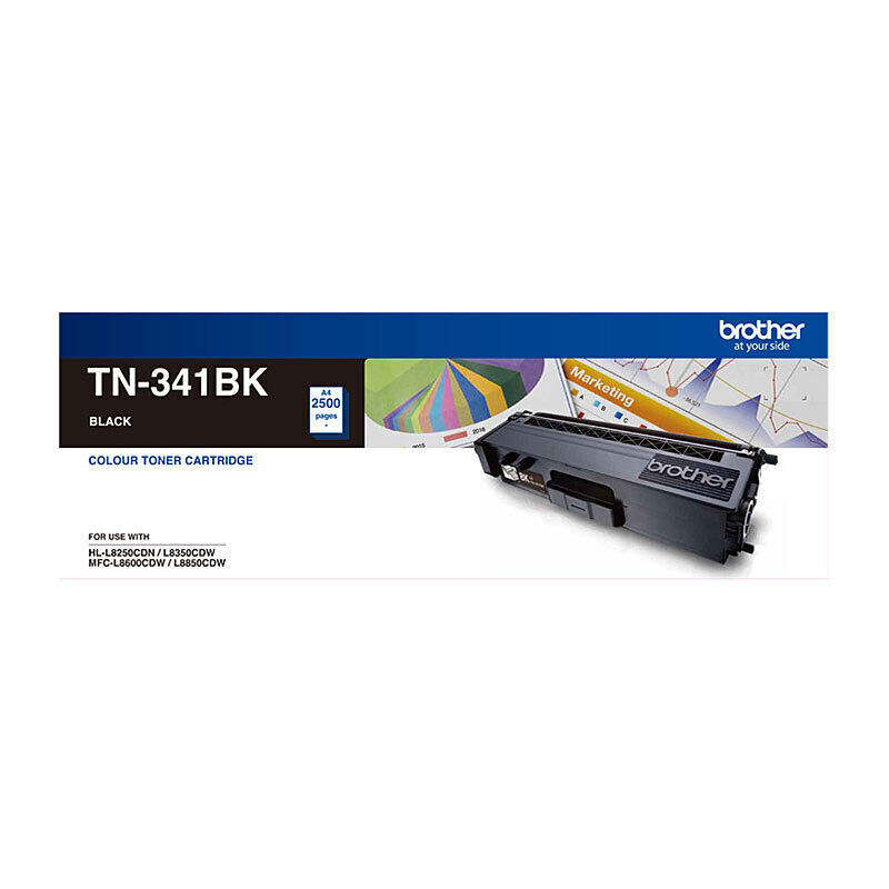 Brother TN341 Black Toner Cart — Auckland