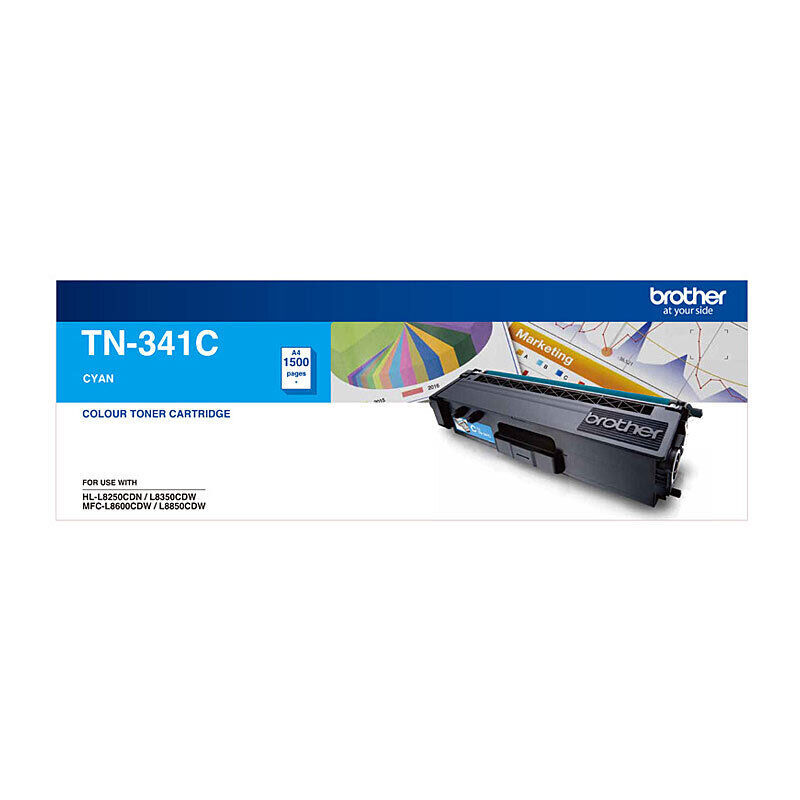 Brother TN341 Cyan Toner Cart — Auckland