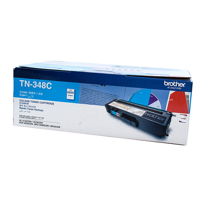 Brother TN348 Cyan Toner Cart — Auckland