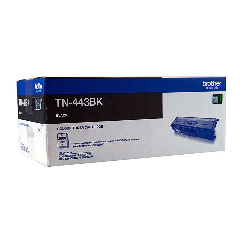 Brother TN443 Black Toner Cart — Auckland
